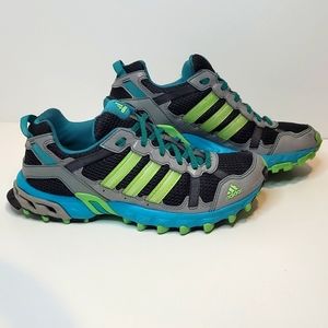 Adidas Thrasher TR Trail Running Shoe Women's Size 8.5 G48157 Teal Green Gray